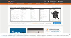 Desktop Screenshot of jobtic.fr